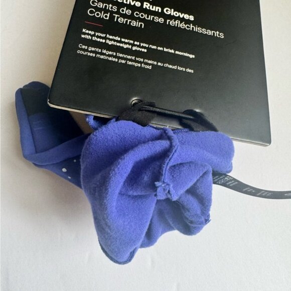 Lululemon NEW Run forItAll Reflective GlovesTech Water Repellent Fleece Stretch - Picture 8 of 16